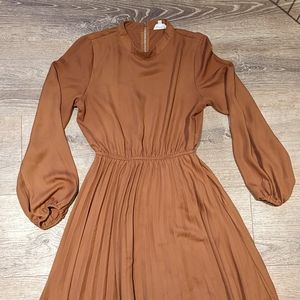 Burnt Orange midi dress